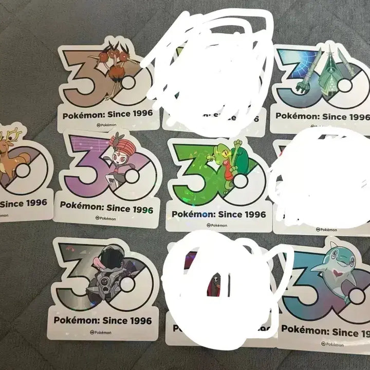 [BUNJANG] Pokemon 30th Anniversary Mega Festa Sticker Set / 포켓몬 메가페스타 30주년 스티커 교환 판매 조로아크