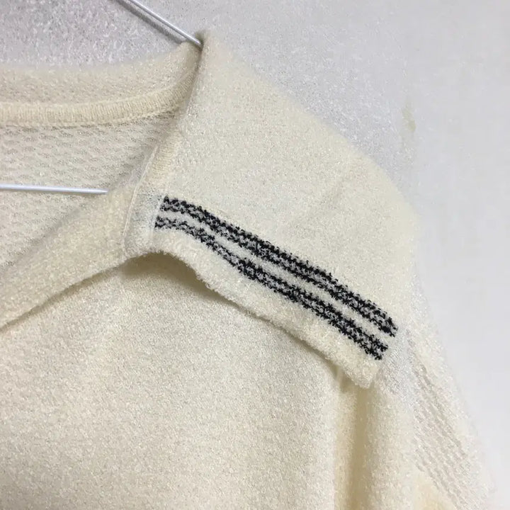 [BUNJANG] SJSJ Sailor Collar Short Sleeve Knit / 22 SJSJ 에스제이 세일러카라 반팔 니트