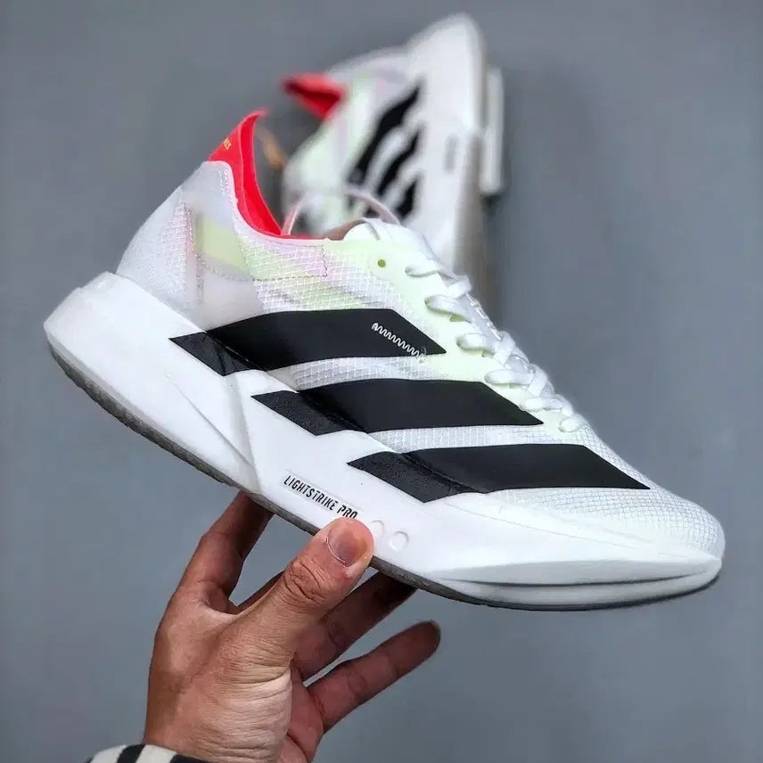 [BUNJANG] Adidas Adizero Sneakers White/Black Size 250 / 아디다스 Adizero 운동화 화이트/블랙 사이즈250
