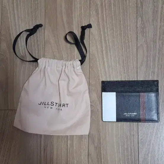 [BUNJANG] JILLSTUART Leather Card Holder / 질스튜어트 카드지갑