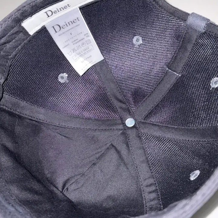 [BUNJANG] Dainnit Zigzag Logo Mini Bar Detail Cap Charcoal / 다이닛 모자 ZIGZAG LOGO MINI BAR DETAIL CAP차콜