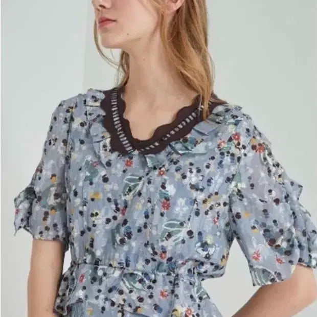 [BUNJANG] SJ SJ Floral Print Banding Dress / sjsj 프린팅 밴딩 원피스 44