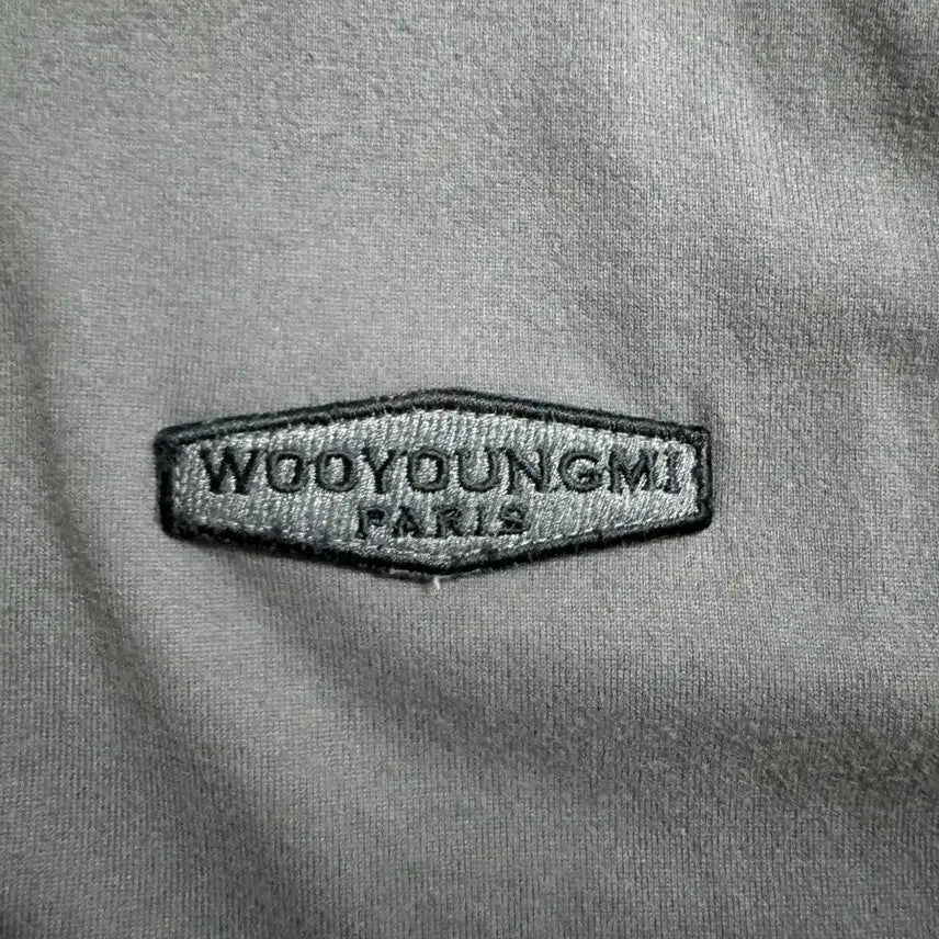 [BUNJANG] Wooyoungmi Back Logo Long Sleeve Charcoal Grey Size 52 / [52] 우영미 백로고 롱슬리브 차콜그레이