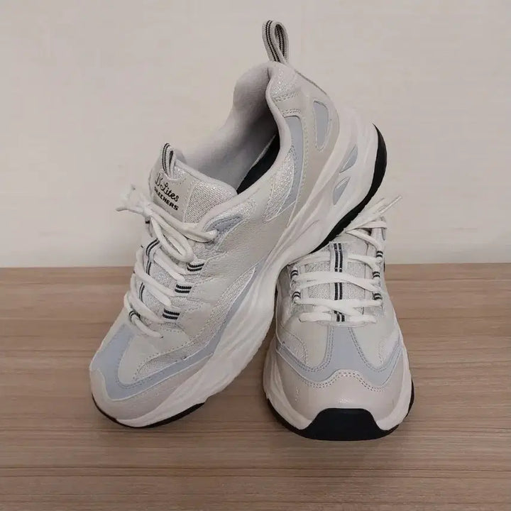 [BUNJANG] Skechers Delight Comfort Casual Sneakers (Beige/Grey) / 여성 스케쳐스 딜라이트 컴포트 캐주얼 운동화 (255)