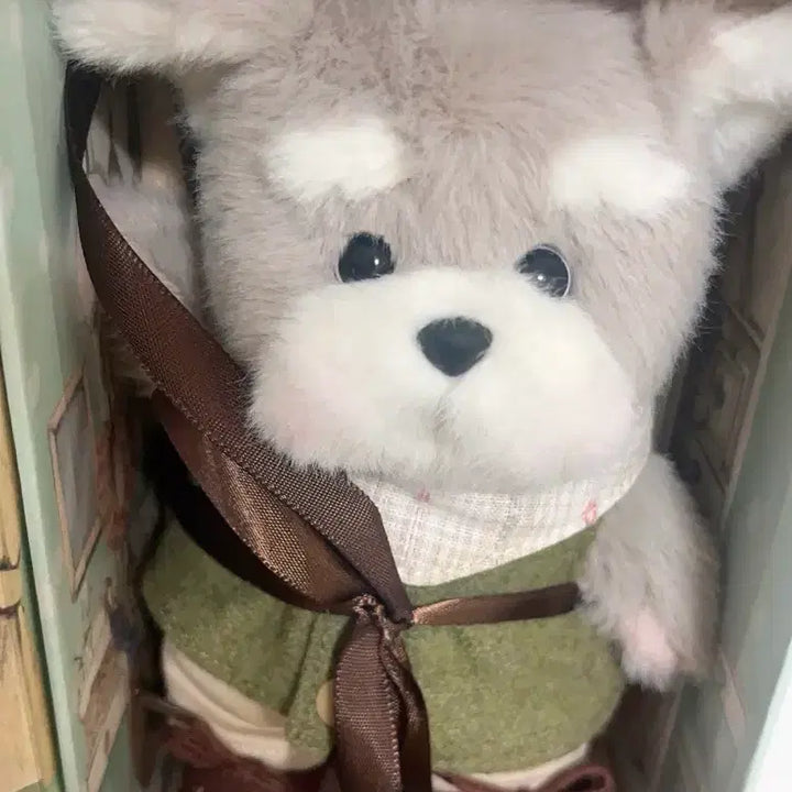 [BUNJANG] Teddy Tales Doggie Squad Schnauzer Murphy XS Plush / 테디테일즈 도기스쿼드 xs 슈나우저 머피