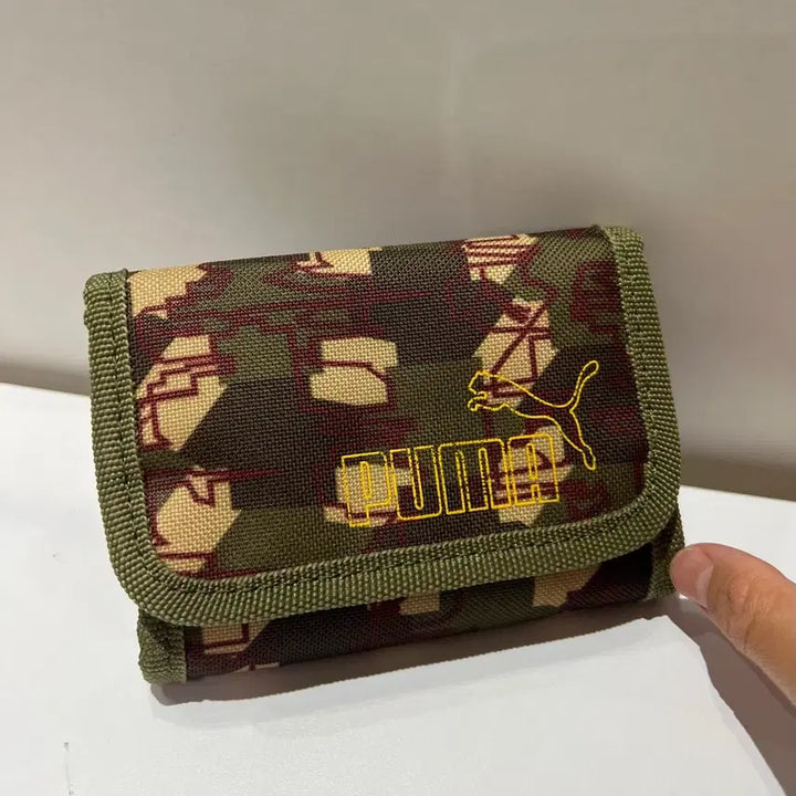 [BUNJANG] Puma Camouflage Velcro Wallet / 푸마 카모플라쥬 벨크로 찍찍이 지갑