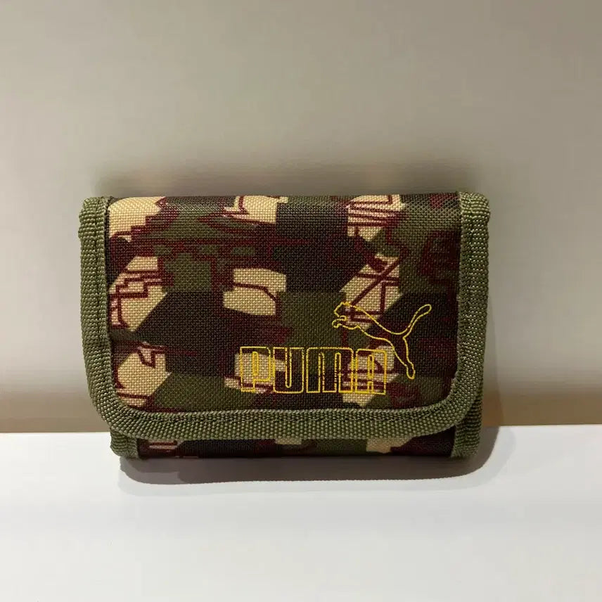 [BUNJANG] Puma Camouflage Velcro Wallet / 푸마 카모플라쥬 벨크로 찍찍이 지갑