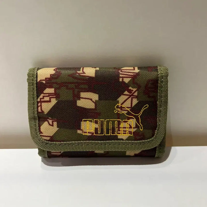 [BUNJANG] Puma Camouflage Velcro Wallet / 푸마 카모플라쥬 벨크로 찍찍이 지갑