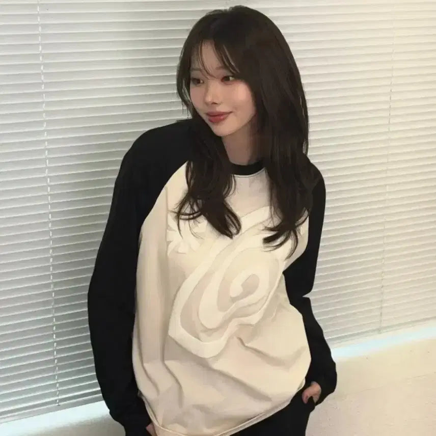 [BUNJANG] AMOU Long Sleeve T-shirt / AMOU 아모우 롱슬리브