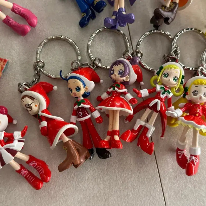 [BUNJANG] Ojamajo Doremi Christmas Figure Keychain (Rare) / (레어) 고전 꼬마마법사레미 크리스마스 피규어키링 팝니다