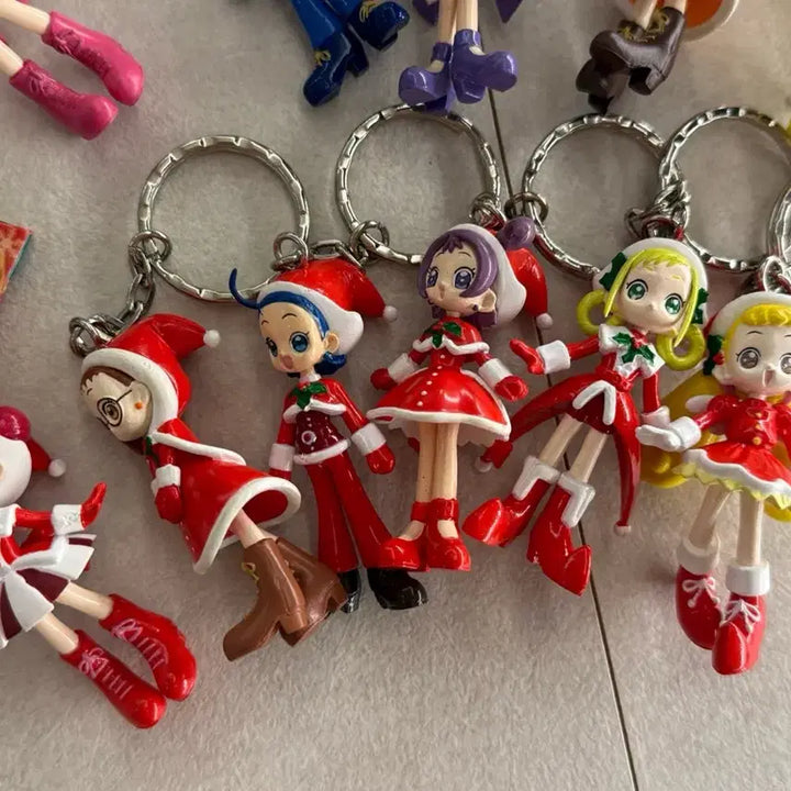 [BUNJANG] Ojamajo Doremi Christmas Figure Keychain (Rare) / (레어) 고전 꼬마마법사레미 크리스마스 피규어키링 팝니다