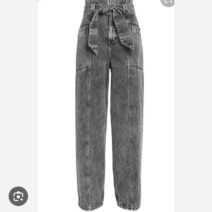 [BUNJANG] Iro High-Waisted Black Washed Denim Jeans Size 36 / Iro 이로 하이웨이스트 블랙 워싱 데님36