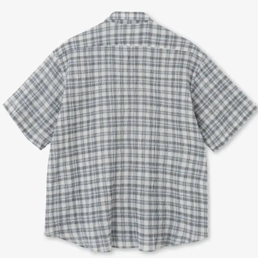 [BUNJANG] Milo Archive Check Half Shirt / [L] 밀로 아카이브 체크 하프 셔츠