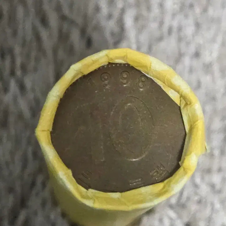 [BUNJANG] 1998 10 Won Coin Roll (Used) / 1998년 10원 사용제 동전 롤