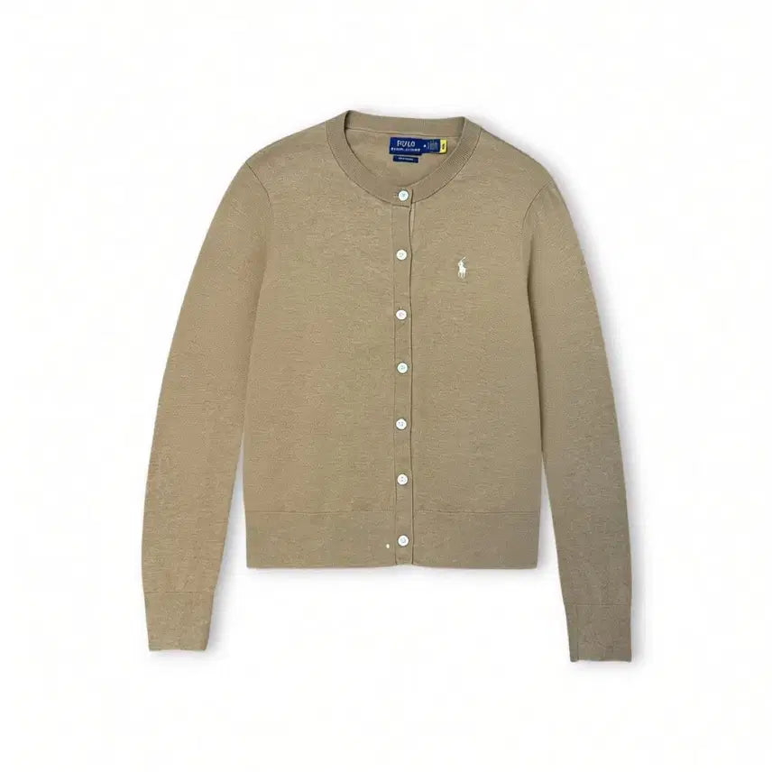 [BUNJANG] Polo Ralph Lauren Pima Cotton Cardigan Beige M / 폴로랄프로렌 피마코튼 가디건