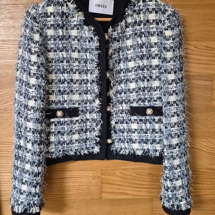 [BUNJANG] OBZEE Tweed Jacket / OBZEE 오브제 트위드 자켓