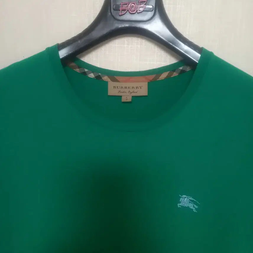 [BUNJANG] Burberry Crewneck L (100) Verdant Green / 버버리 크루넥 100
