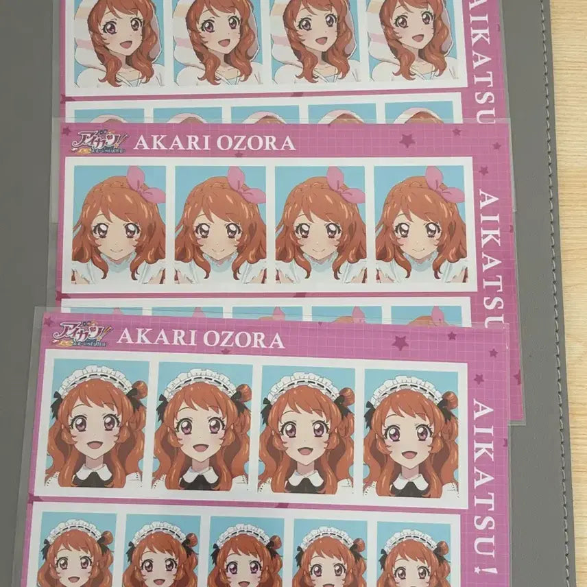 [BUNJANG] Aikatsu Akari Proof Photos Set 2 Complete / (3종)아이카츠 아카리 증명사진 2탄 올컴