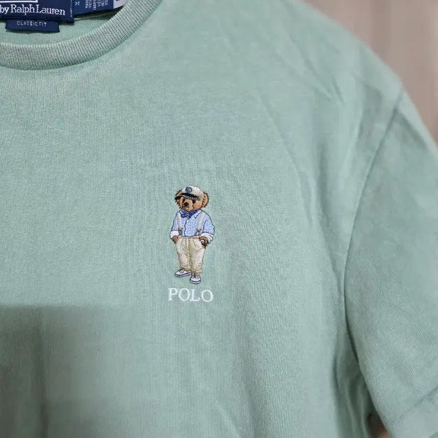 [BUNJANG] Polo Ralph Lauren Bear T-Shirt Mint / 폴로 랄프로렌 베어 반팔 티셔츠 민트