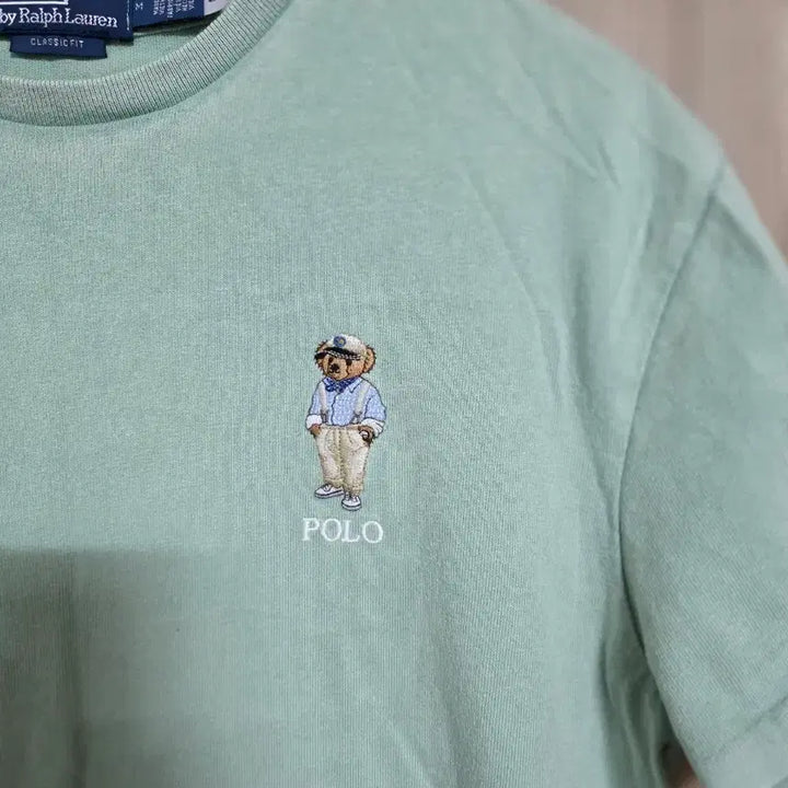 [BUNJANG] Polo Ralph Lauren Bear T-Shirt Mint / 폴로 랄프로렌 베어 반팔 티셔츠 민트