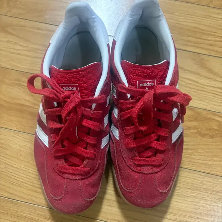 [BUNJANG] Adidas Gazelle Suede Red Sneakers / 아디다스 가젤 스웨이드 레드 운동화