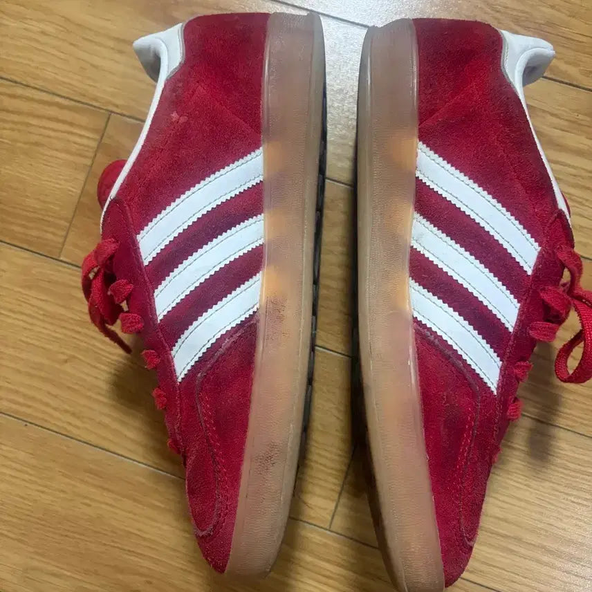 [BUNJANG] Adidas Gazelle Suede Red Sneakers / 아디다스 가젤 스웨이드 레드 운동화
