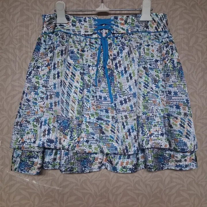 [BUNJANG] YSB Flower Pattern Lace-up Mini Skirt (Size 66) / ysb플라워 패턴 레이스업 미니스커트(66)