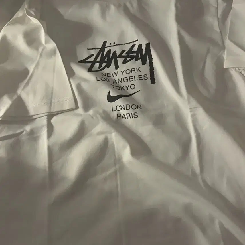 [BUNJANG] Stussy Style Short Sleeve T-Shirt White / 스투시 스타일 반팔 티셔츠 화이트