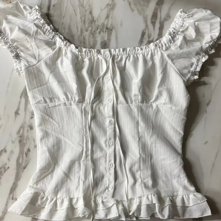 [BUNJANG] XL Short Sleeve Shirt Blouse / XL 반팔 셔츠 블라우스 판매