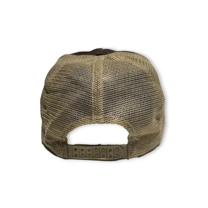[BUNJANG] Dickies Brown Mesh Trucker Cap Hat / 디키즈 브라운 메쉬 트러커캡 모자