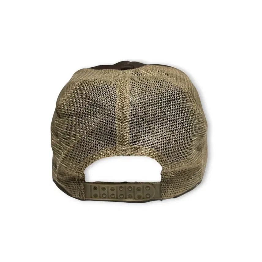 [BUNJANG] Dickies Brown Mesh Trucker Cap Hat / 디키즈 브라운 메쉬 트러커캡 모자