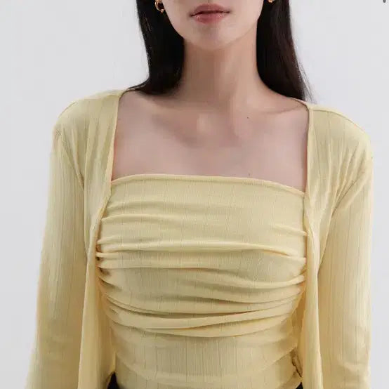 [BUNJANG] Grace U Joy Cardigan + Tank Top Set / 그레이스유 조이 가디건 + 나시 세트