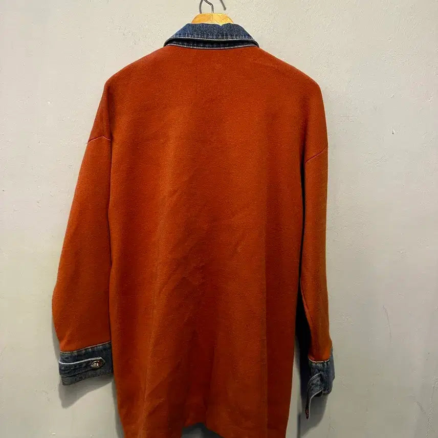 [BUNJANG] Sandro Genuine Denim Collar Cardigan / 산드로 정품 데님카라 가디건