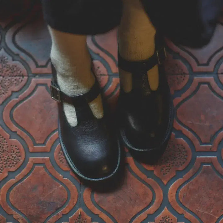 [BUNJANG] URBANIC30 Vibram Loafers Black T-Strap / 얼바닉30 비브람 로퍼 (새상품)