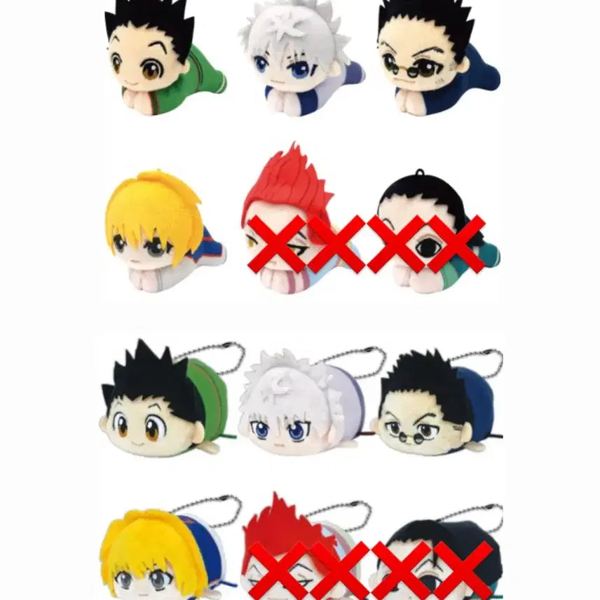 [BUNJANG] Hunter x Hunter PoteKoro Hug Character Figures Bundle (8 Boxes, Sealed) / 8개일괄미개봉) 헌터헌터 포테코로허그캬라 곤키르아크라피카레오리오