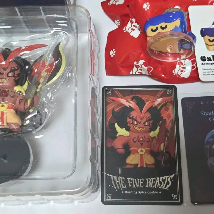 [BUNJANG] Cookie Run: Kingdom Bundle Set - Shadow Milk, Burning Spice, Moonlight Cookie, Wild Dog Figure / 일괄만쿠키런 쿠키앤모어 쉐도우밀크 레시피 버닝스파이스 달빛술사 들개피규어