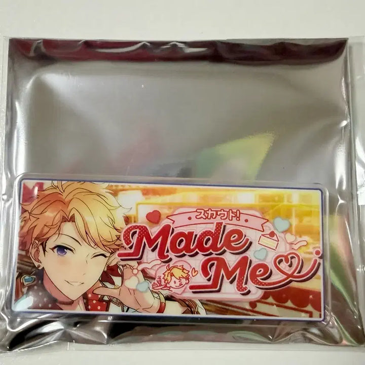 [BUNJANG] Ensemble Stars Ritsu Akashi Name Tag Acrylic Badge / 앙스타 아라시 명찰 뱃지 아크릴
