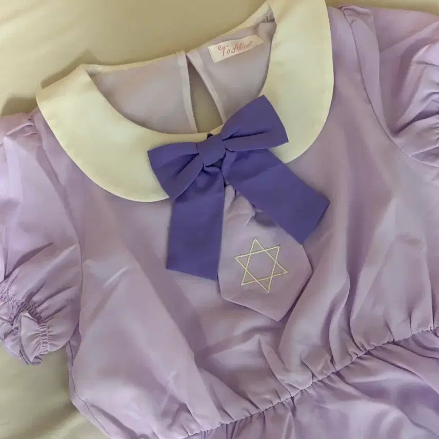 [BUNJANG] To Alice Lavender Fairy Mini Dress / To Alice 투앨리스 라벤더 페어리 미니 원피스