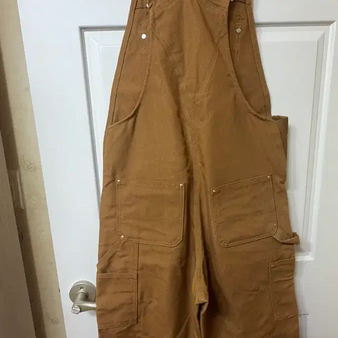 [BUNJANG] Carhartt Overalls Sweatpants Carpenter Bib Pants / 칼하트 오버롤 스웨트팬츠 카펜터 멜빵 바지