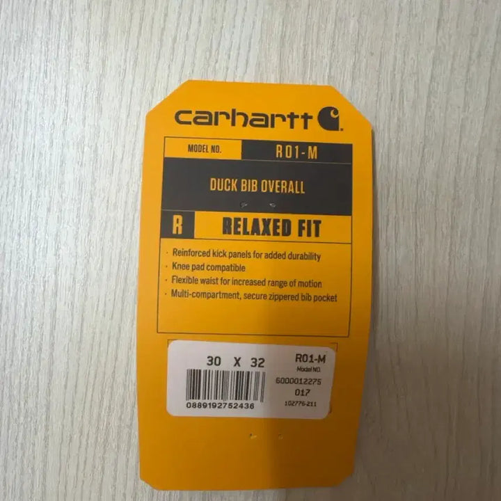 [BUNJANG] Carhartt Overalls Sweatpants Carpenter Bib Pants / 칼하트 오버롤 스웨트팬츠 카펜터 멜빵 바지