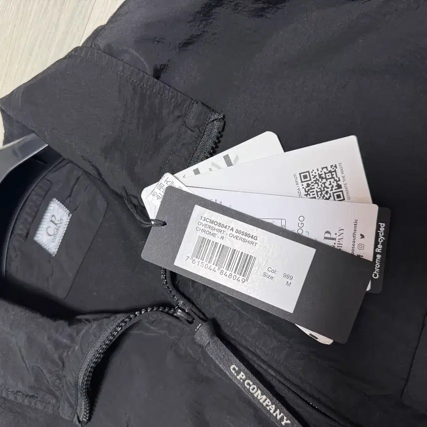 [BUNJANG] CP Company Overshirt Black M / cp컴퍼니 오버셔츠 블랙 M
