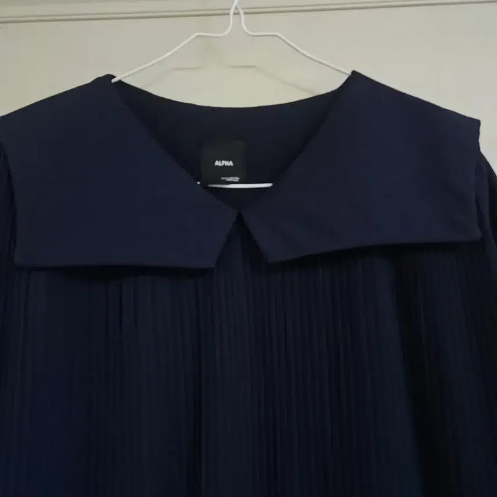 [BUNJANG] Navy Long Sailor Collar Dress / 네이비 롱 원피스 세일러 칼라