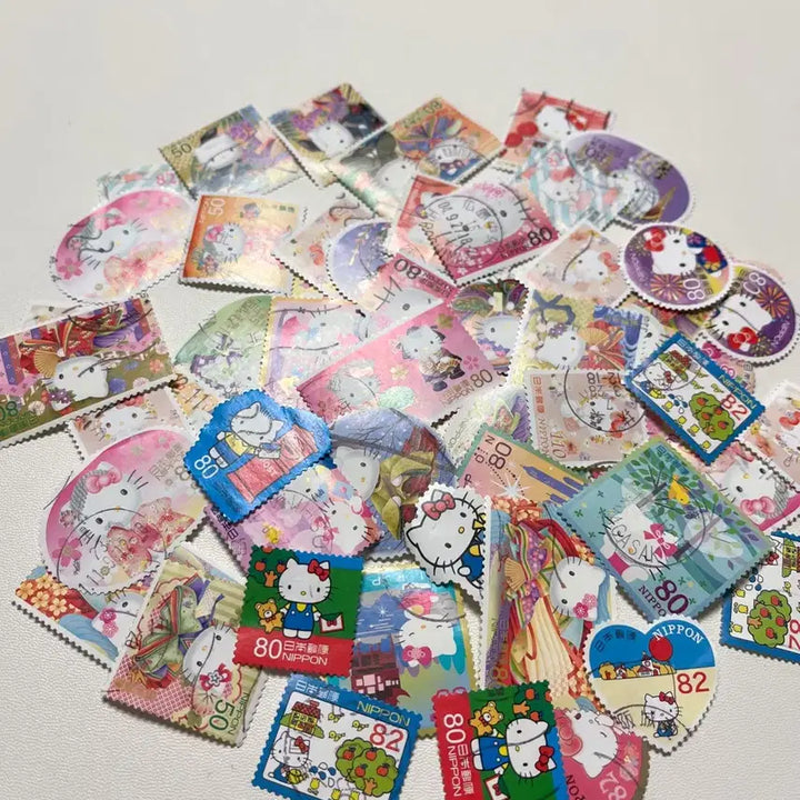 [BUNJANG] Hello Kitty Stamp Collection - Japan / 헬로 키티 우표 다량 / 일본우표