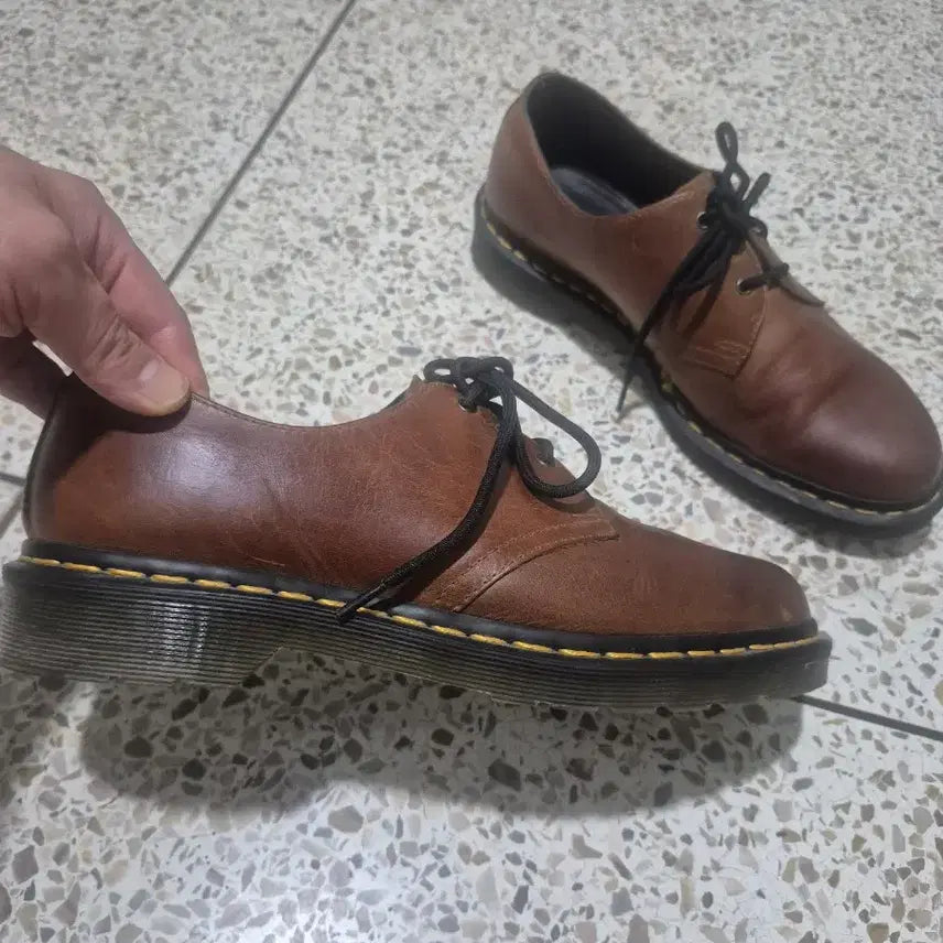 [BUNJANG] Dr. Martens 1461 Brown Derby Shoes UK 8 (270) / 닥터마틴 1461 브라운 더비 슈즈 uk8 270