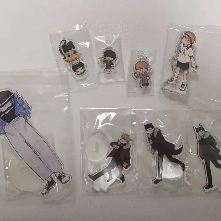 [BUNJANG] Mob Psycho 100 Acrylic Stand, Keychain, Korotto Bundle Set / 모브사이코 아크릴 스탠드 키링 코롯토 일괄