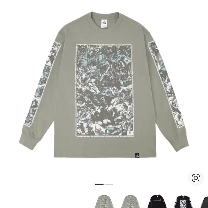 [BUNJANG] Nike NRG ACG Cave Long Sleeve T-Shirt - Light Army / 나이키 NRG ACG 케이브 롱슬리브 티셔츠 라이트 아미 - 아시아