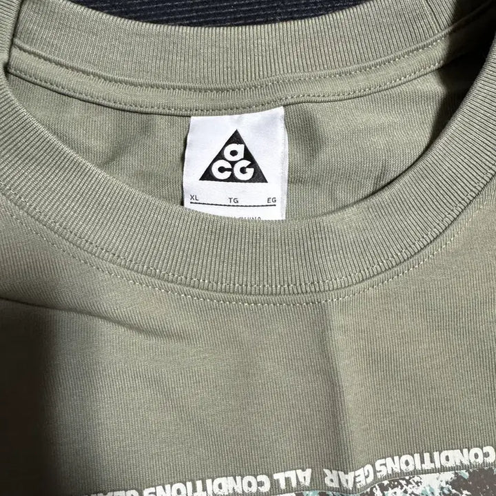 [BUNJANG] Nike NRG ACG Cave Long Sleeve T-Shirt - Light Army / 나이키 NRG ACG 케이브 롱슬리브 티셔츠 라이트 아미 - 아시아