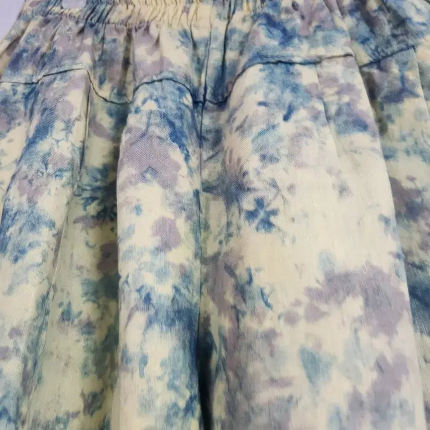 [BUNJANG] Linen Natural Dye Wide Pants / 새것)린넨 밴딩 천연염색 통팬츠88까지