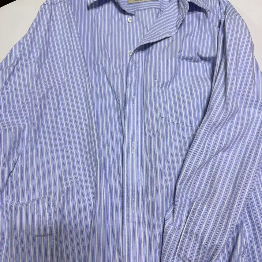 [BUNJANG] Pottery Comfort Shirt Sax Stripe Size 2 / 포터리 컴포트셔츠 2사이즈 sax stripe