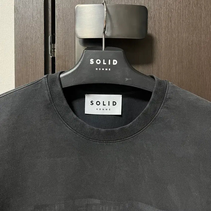 [BUNJANG] Solid Homme Charcoal Garment Dyed Printing T-shirt / 솔리드옴므 차콜 가먼트다잉 프린팅 티셔츠 판매~~~!!!